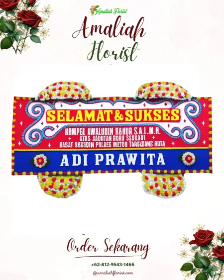 Papan Bunga Ucapan Selamat Kedaung
