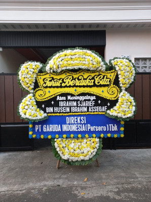 Papan Bunga Duka di Kedaung